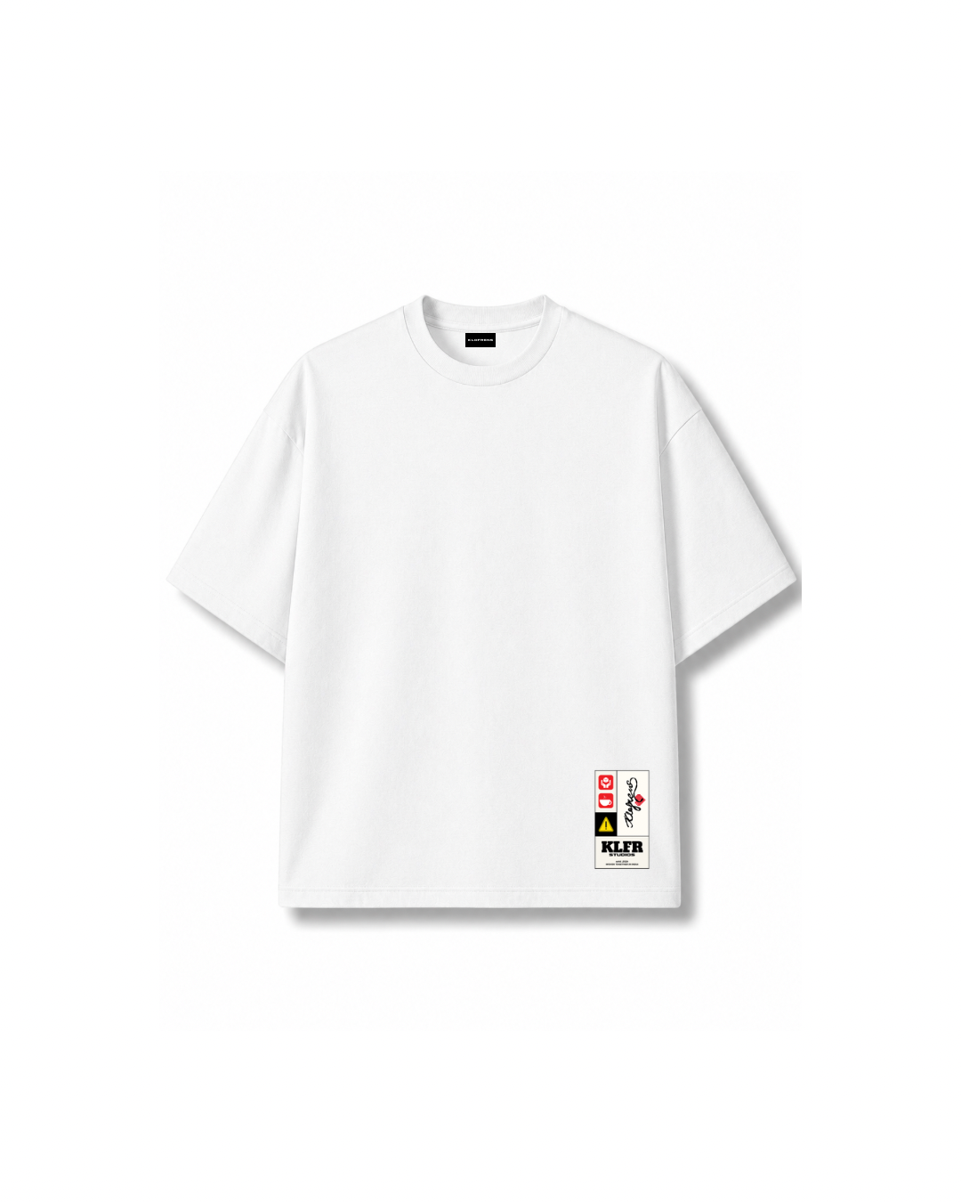 LABEL TEE - WHITE