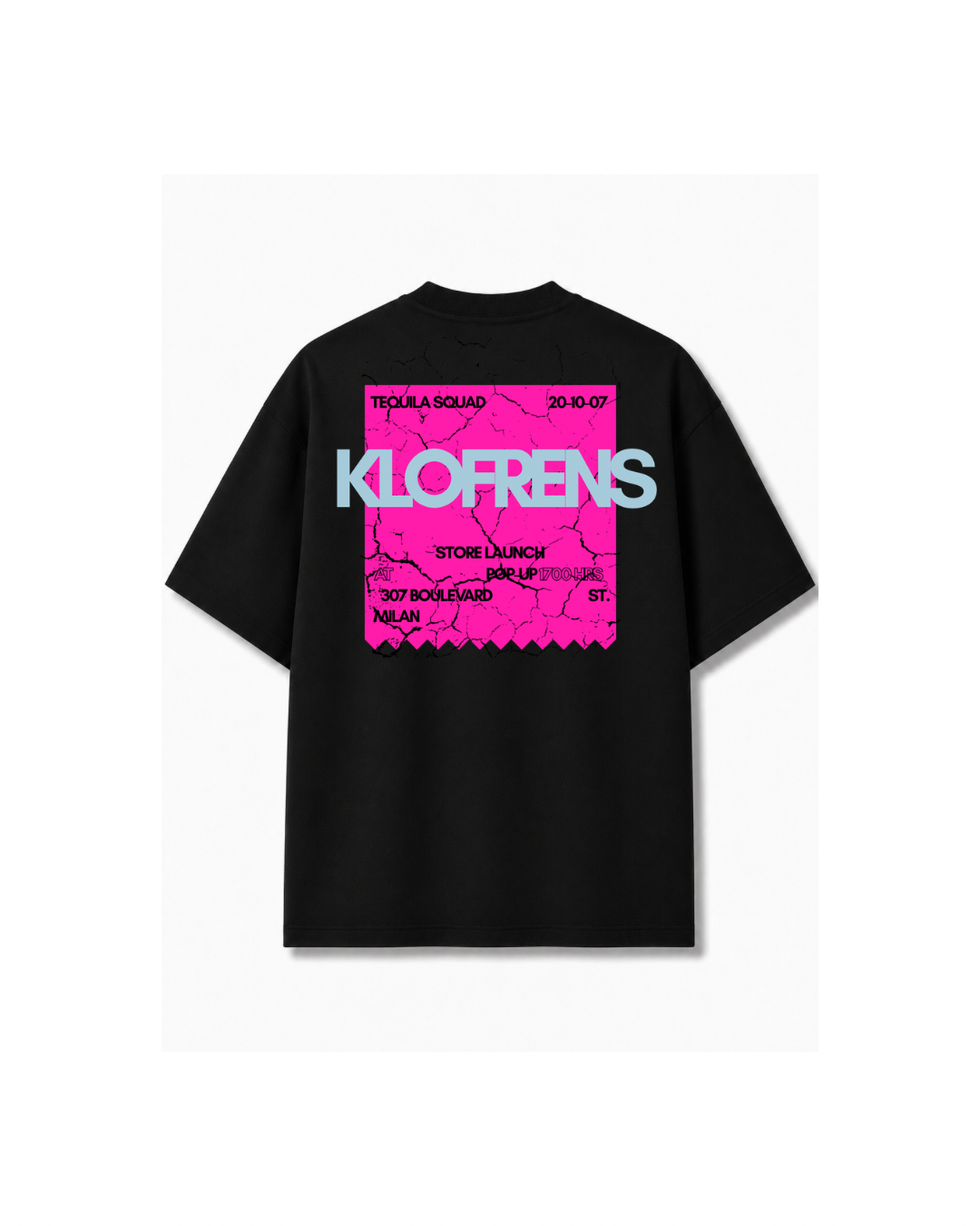 The Pop Up Tee - Black