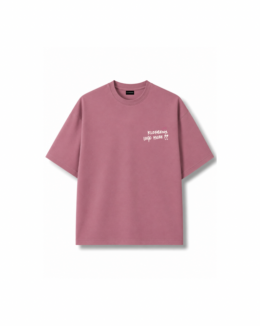 TEMP. DEISGN TEE - PINK