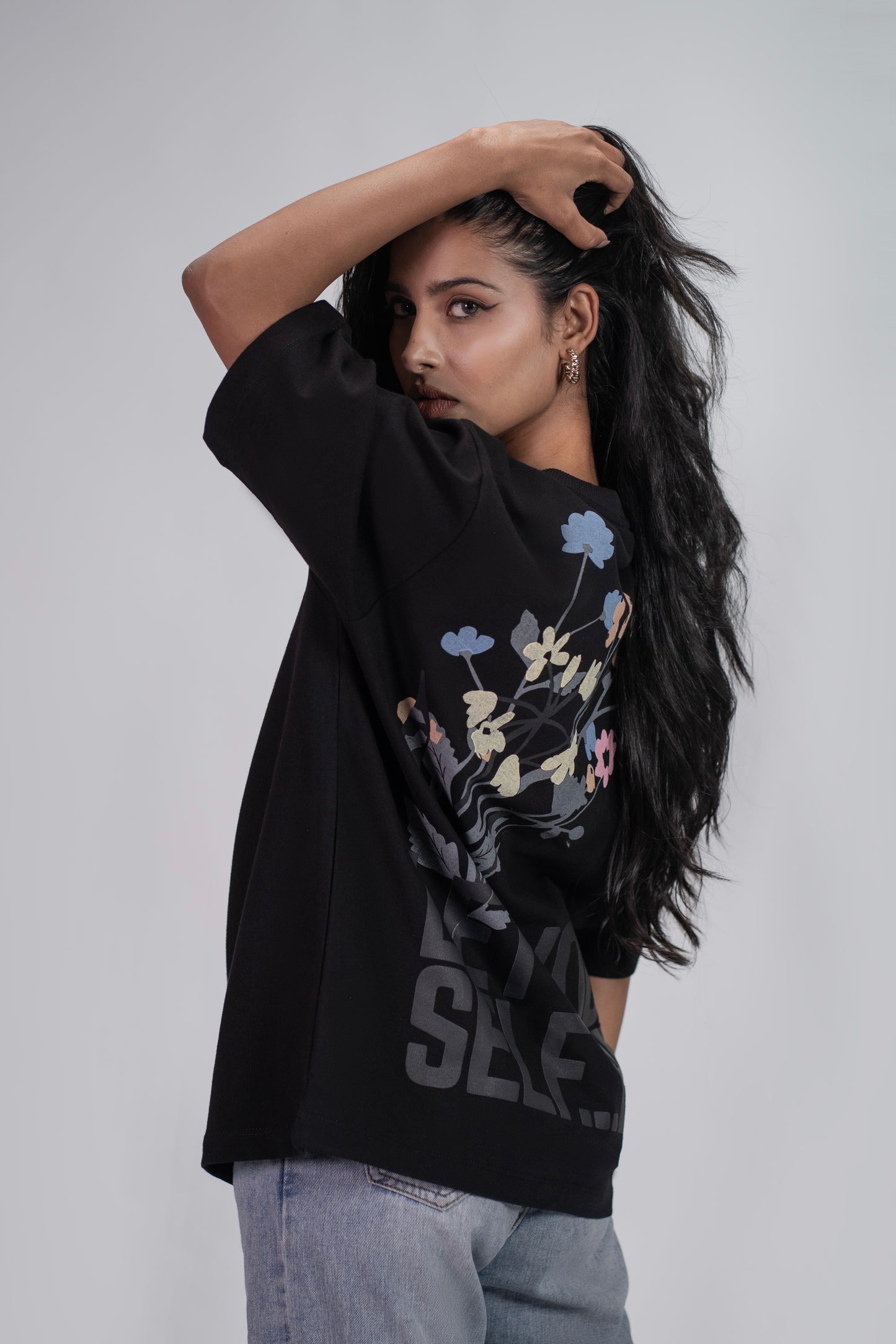BE YOURSELF TEE - BLACK