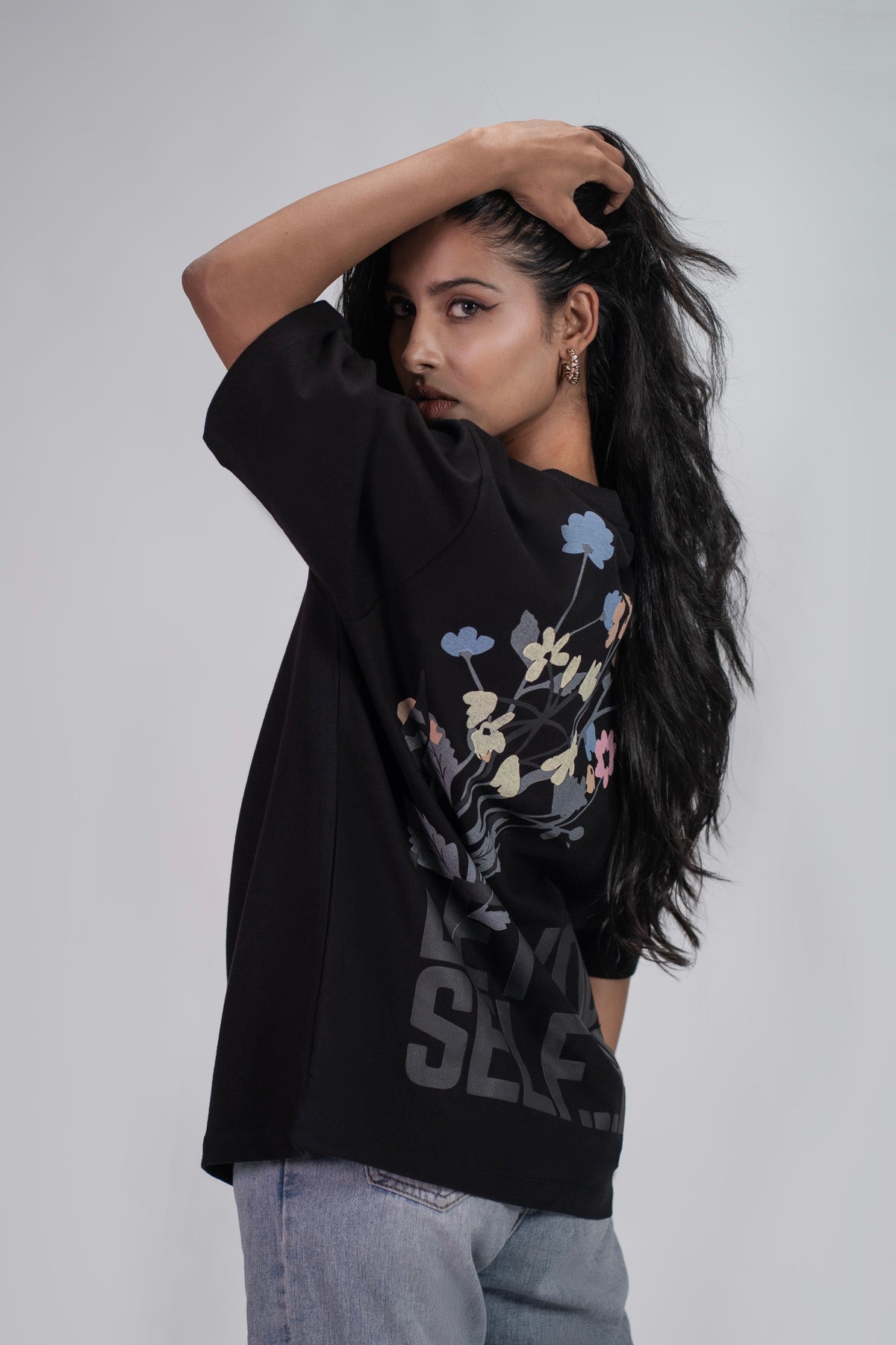 BE YOURSELF TEE - BLACK