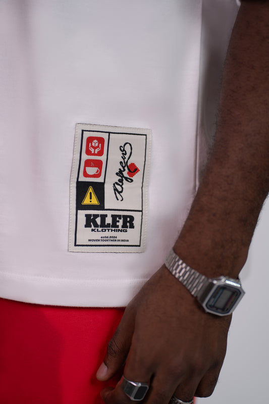 LABEL TEE - WHITE