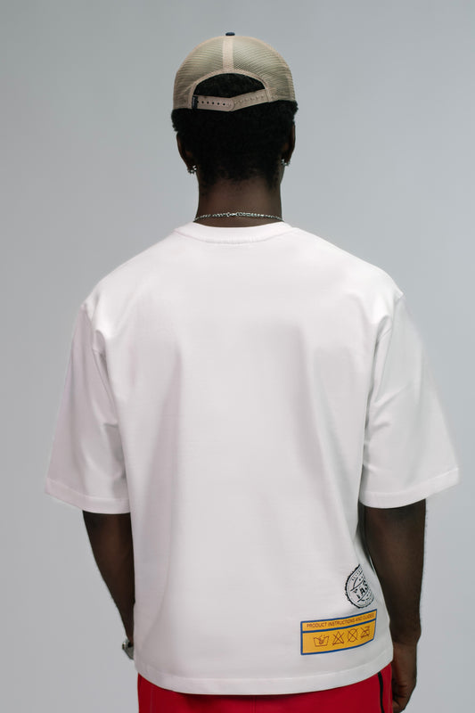 LABEL TEE - WHITE