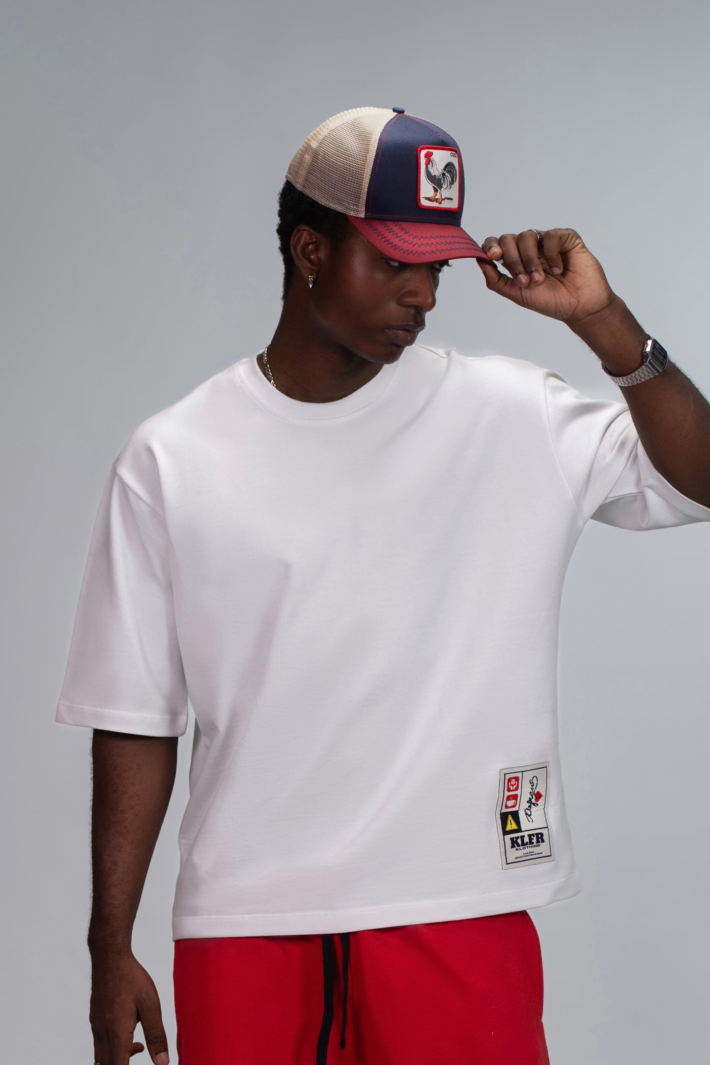 LABEL TEE - WHITE