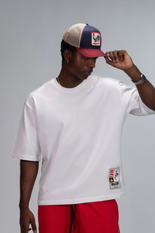 LABEL TEE - WHITE