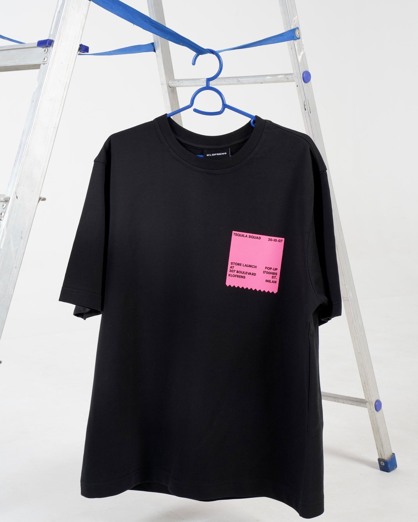 The Pop Up Tee - Black