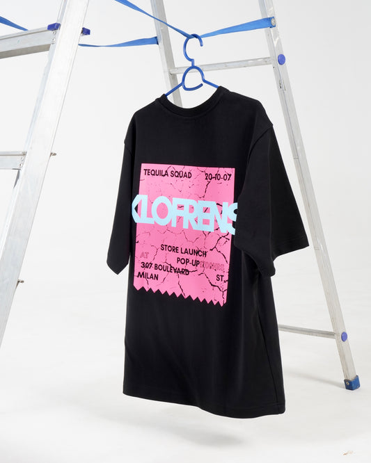 The Pop Up Tee - Black