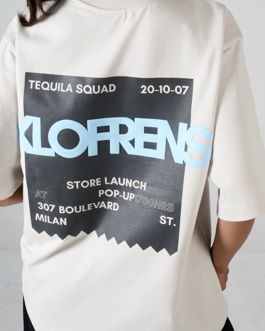 The Pop Up Tee - Beige