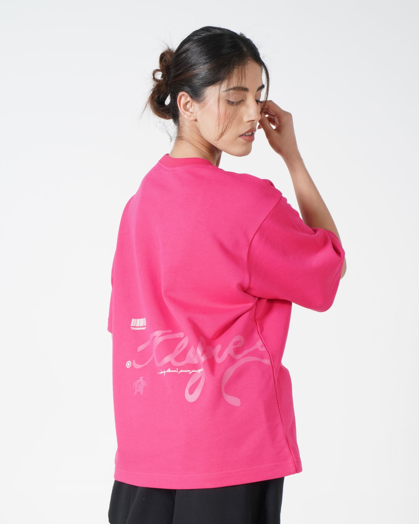 The Scribble Tee - Pink