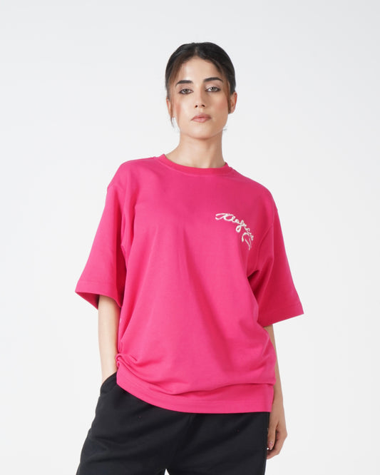 The Scribble Tee - Pink