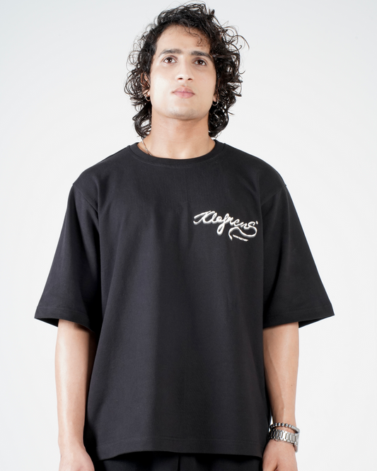 The Scribble Tee - Black