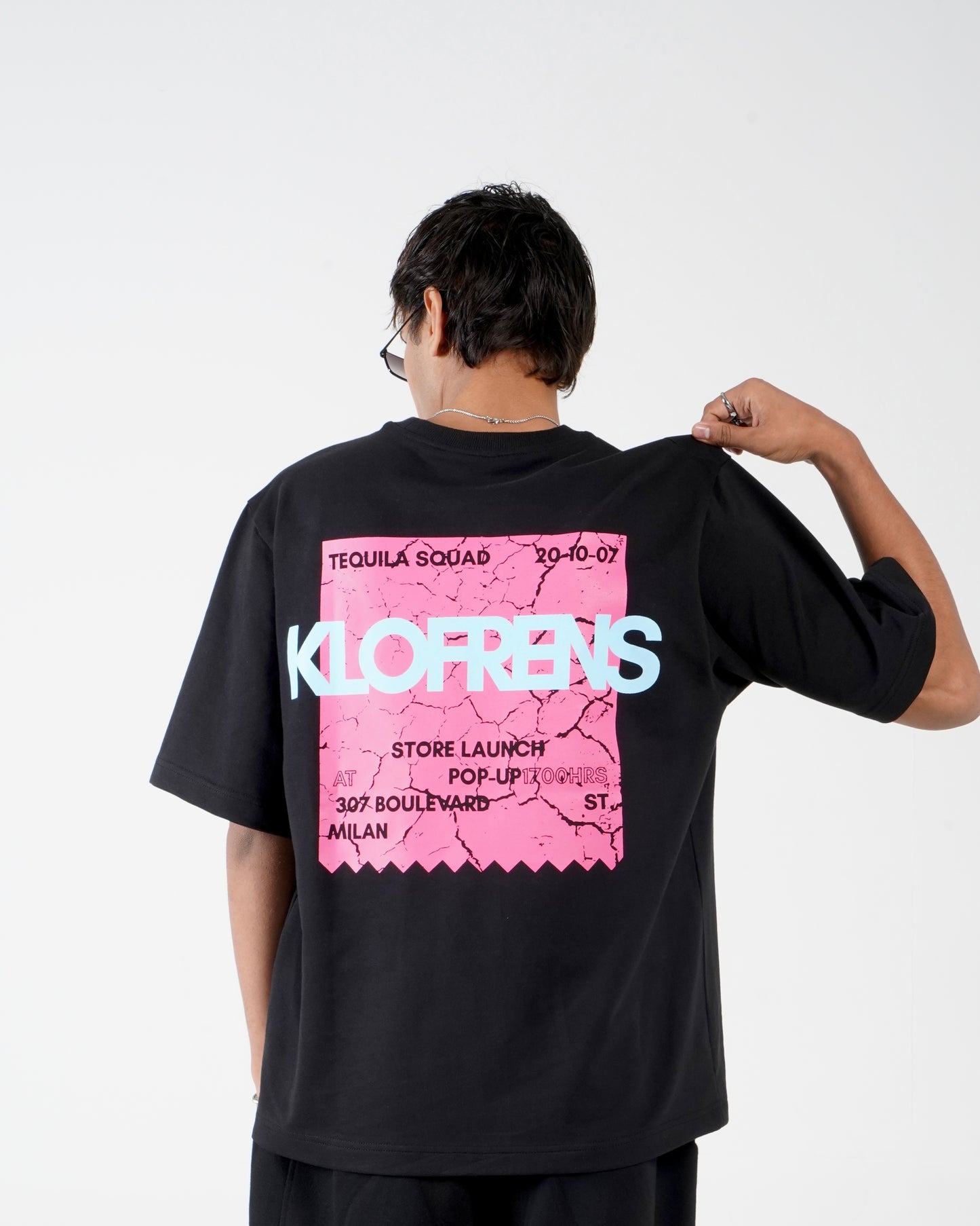 The Pop Up Tee - Black