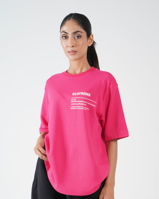 The Statement Tee - Pink