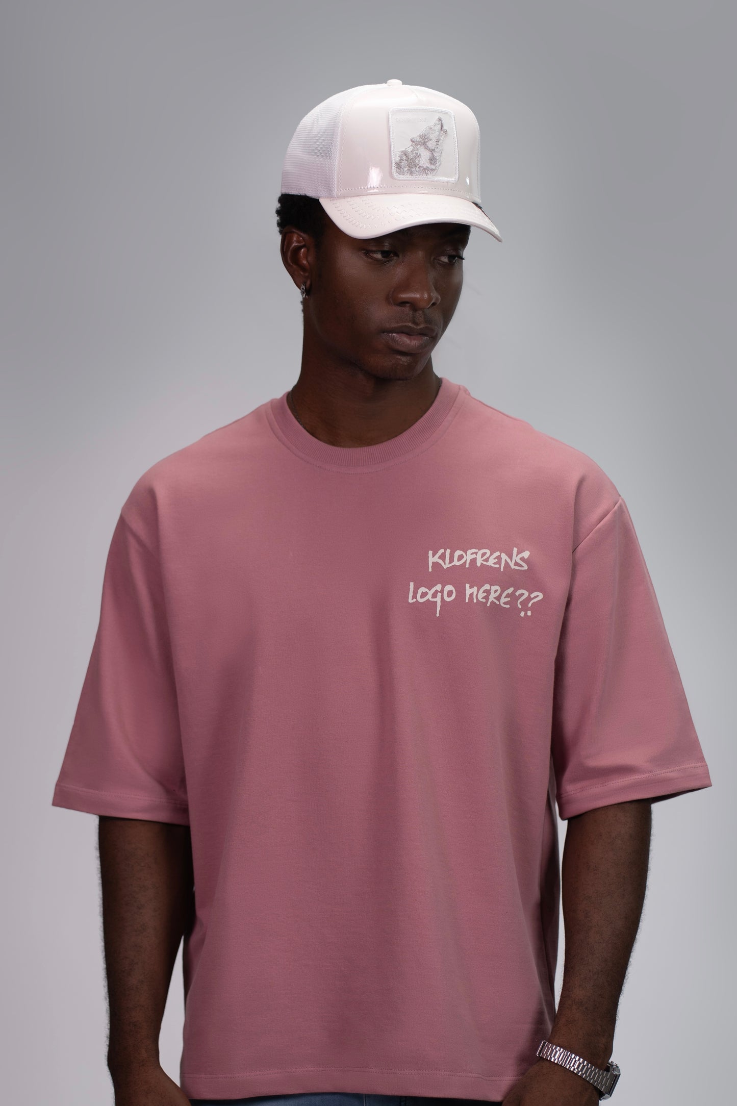 TEMP. DEISGN TEE - PINK