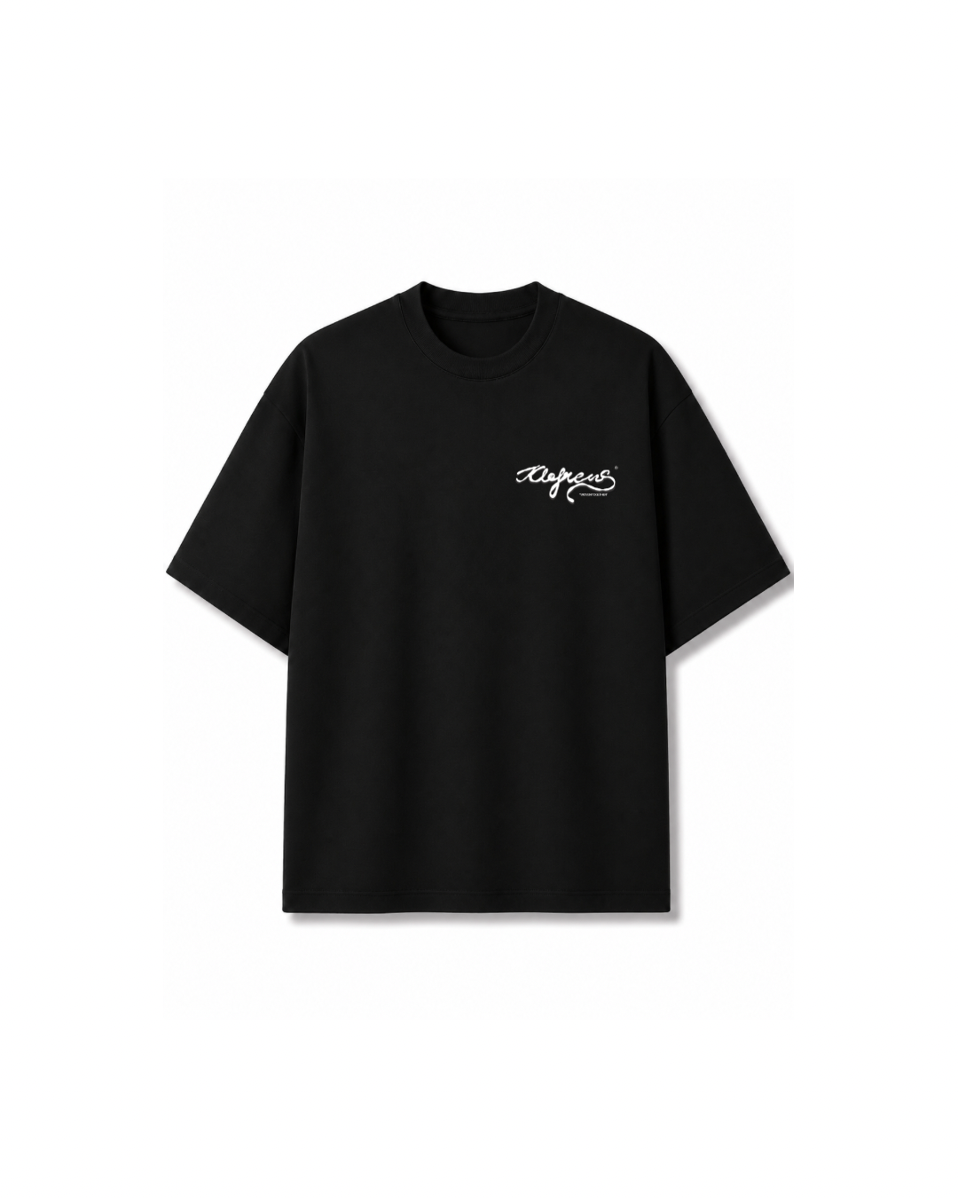 The Scribble Tee - Black