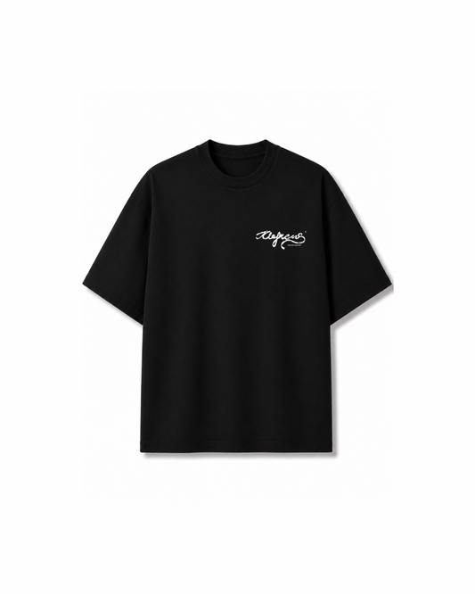The Scribble Tee - Black